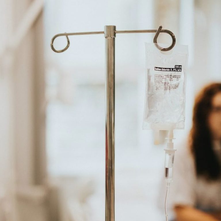 a pic of iv drip treatment